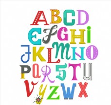 英文字母艺术字图片