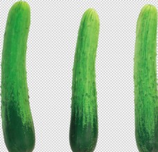 有机水果黄瓜透明底蔬菜免抠图ps图片