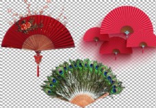 中国风扇子图片