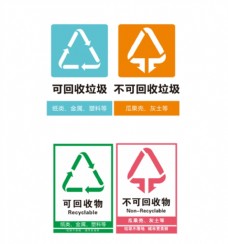 企业LOGO标志可回收垃圾标志图片