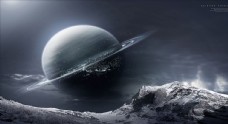 科幻星系宇宙星球背景图片