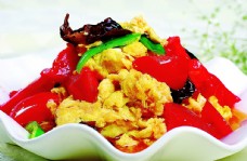 豫菜西红柿炒鸡蛋图片
