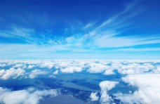 风景桌面蓝天白云图片