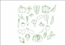 果蔬蔬菜矢量图片