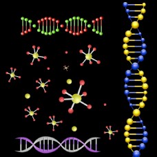 化妆品药分子DNA医疗分解图片