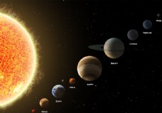 九大行星星球图片