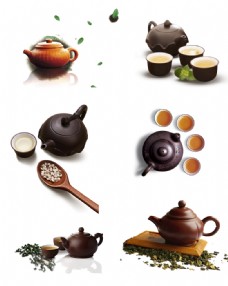 中国风茶具茶壶茶叶茶杯图片