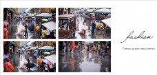 韩国风影楼婚相册模板之滴答街道图片
