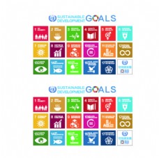 英国联合国可持续发展图标英文版图片