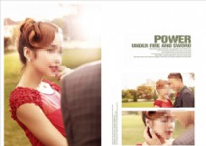 韩国风影楼婚相册模板之春色满园图片