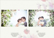 韩国风影楼婚相册模板之花期不改图片