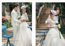 韩国风影楼婚相册模板之游园梦中图片