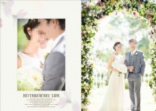 韩国风影楼婚相册模板之花期不改图片