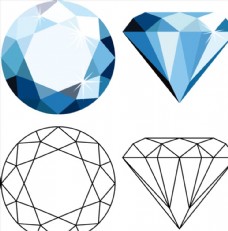 水珠素材钻石珠宝矢量图片