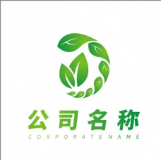绿色叶子绿色logo图片