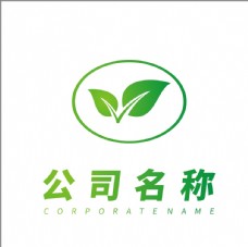 绿色叶子绿色logo图片