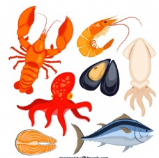 其他生物卡通海洋生物图片