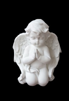 小天使祈祷石膏装饰图片