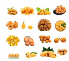 蔬果海报枇杷图片