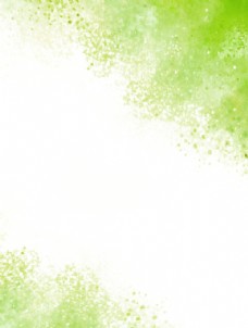 广告春天绿色水彩背景图片