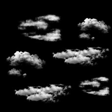 天空白云云朵彩云免抠分层元素图片