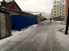 雪后的街道图片