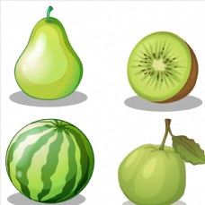 绿色蔬菜矢量水果图片