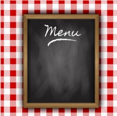 餐饮空白黑板菜单图片