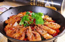 菜肴干锅虾图片
