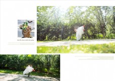 密林花园的真爱相册模板图片