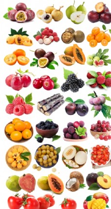 绿色食品各种各样水果免抠图汇总图片