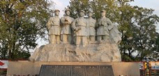 纪念建党节抗战烈士雕像图片