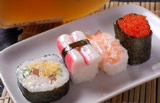 综合类寿司类海鲜综合寿司图片