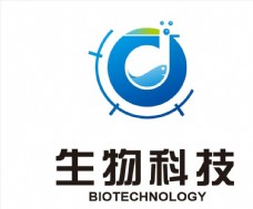 生物科技logo图片