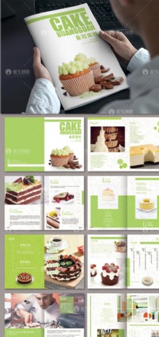 蛋糕店甜品画册图片