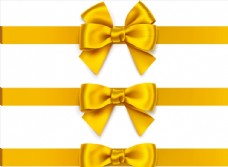 其他设计黄色蝴蝶结丝带图片