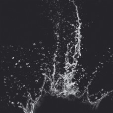 溅起的白色水滴水花元素图片