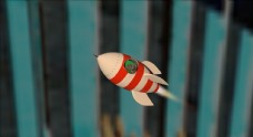 C4D火箭模型图片