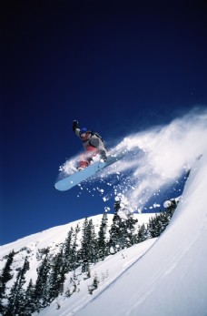 雪山滑雪板滑雪海报单板滑雪图片