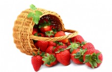 一篮子草莓图片