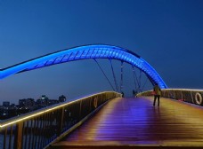夜景桥梁图片