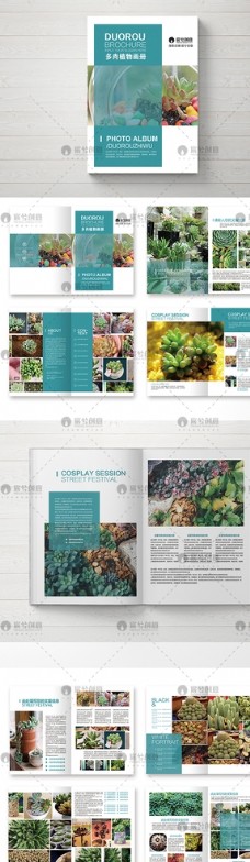创意画册创意多肉植物画册图片