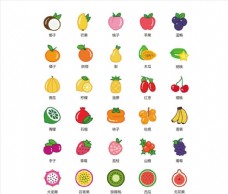 绿色蔬菜水果标识图片