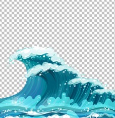 沙滩海浪波浪波纹图片