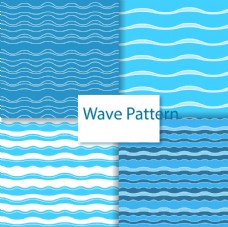夏日海浪波浪波纹图片