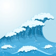 画中国风海浪波浪波纹图片