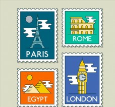 @世界世界旅行邮票图片