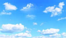 自然风蓝天白云图片