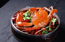特色海鲜香辣蟹图片