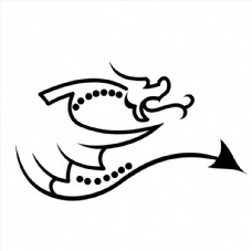 龙logo简单简笔图片